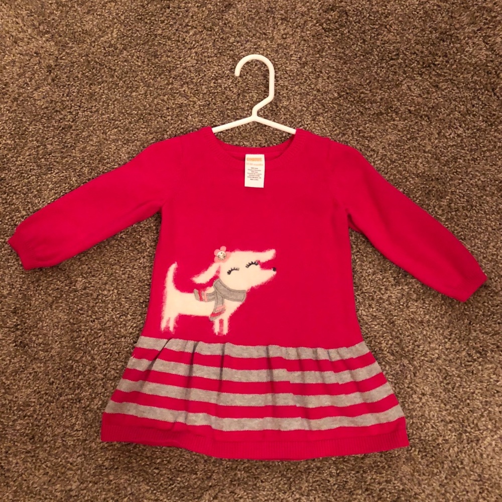 Gymboree pink sweater 12-18 mo.